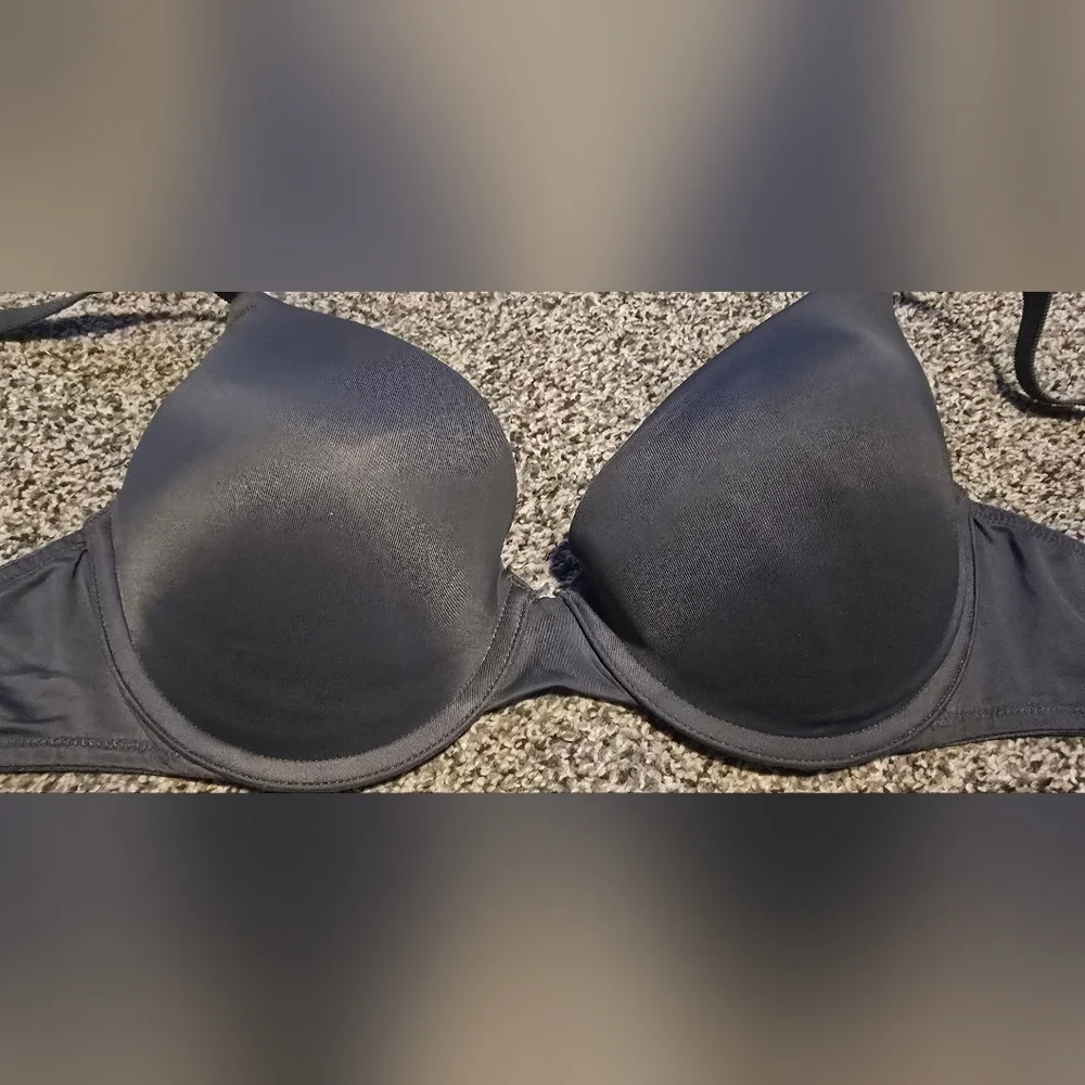 Victoria's Secret push-up bra, from Very Sexy demi line Gray satin Size 36C - Picture 6 of 8